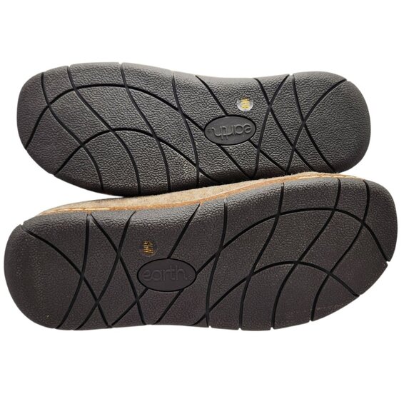 Earth Womens 8.5W Ezra Round Toe Casual Slip-On Flat Clogs Shoes Light Brown NIB - Picture 6 of 7